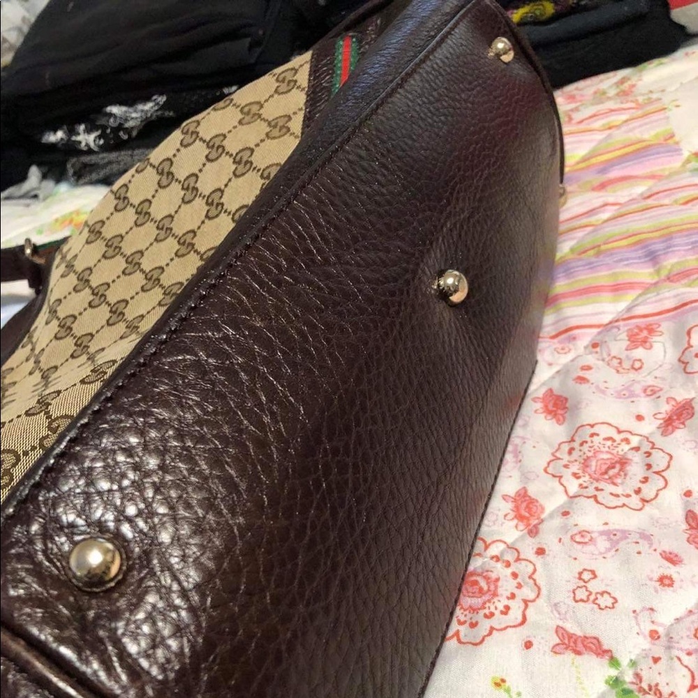 Gucci two way tote vintage